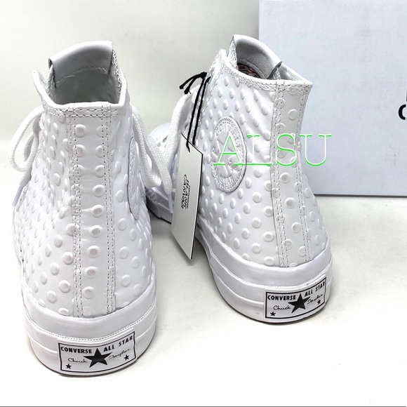 Converse BLANK CANVAS Ctas 70 Hi NY Candy White 🍭Dots Women's Size 159077C - Picture 6 of 7